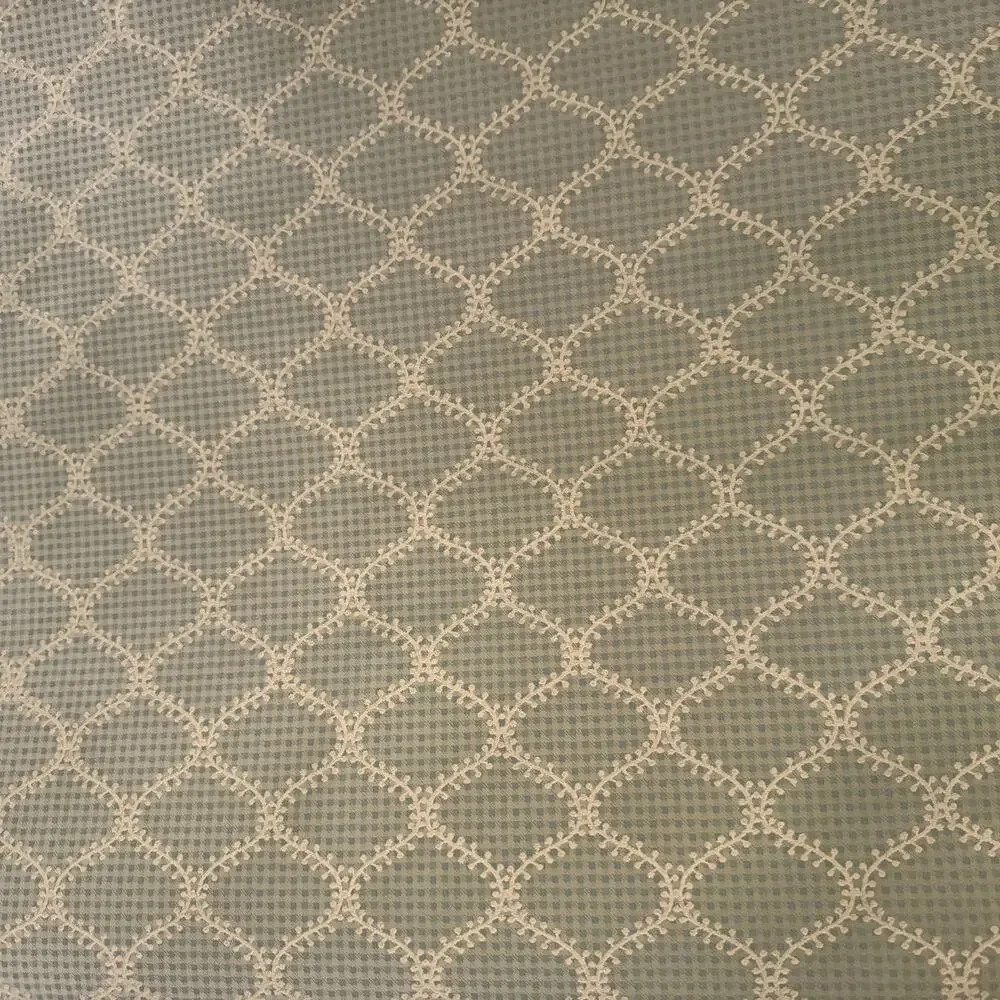 Ronald Redding Wallpaper Plaid Vines Farmhouse Green Gold DL0683 One Roll NEW
